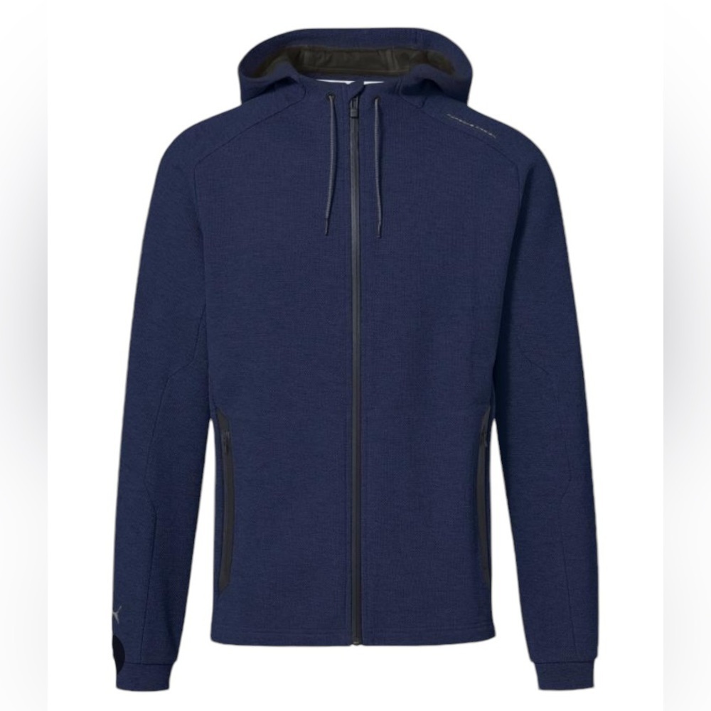 Porsche Design Adidas NWT Men’s Sweat Hoodie Zip Up Sweater Navy Size 2XL